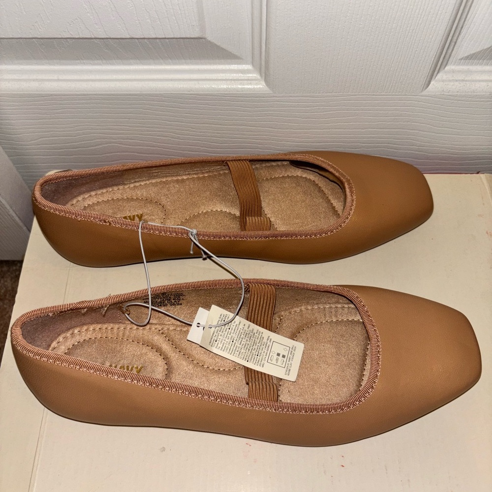 a new day Brown Square-Toe Loafers